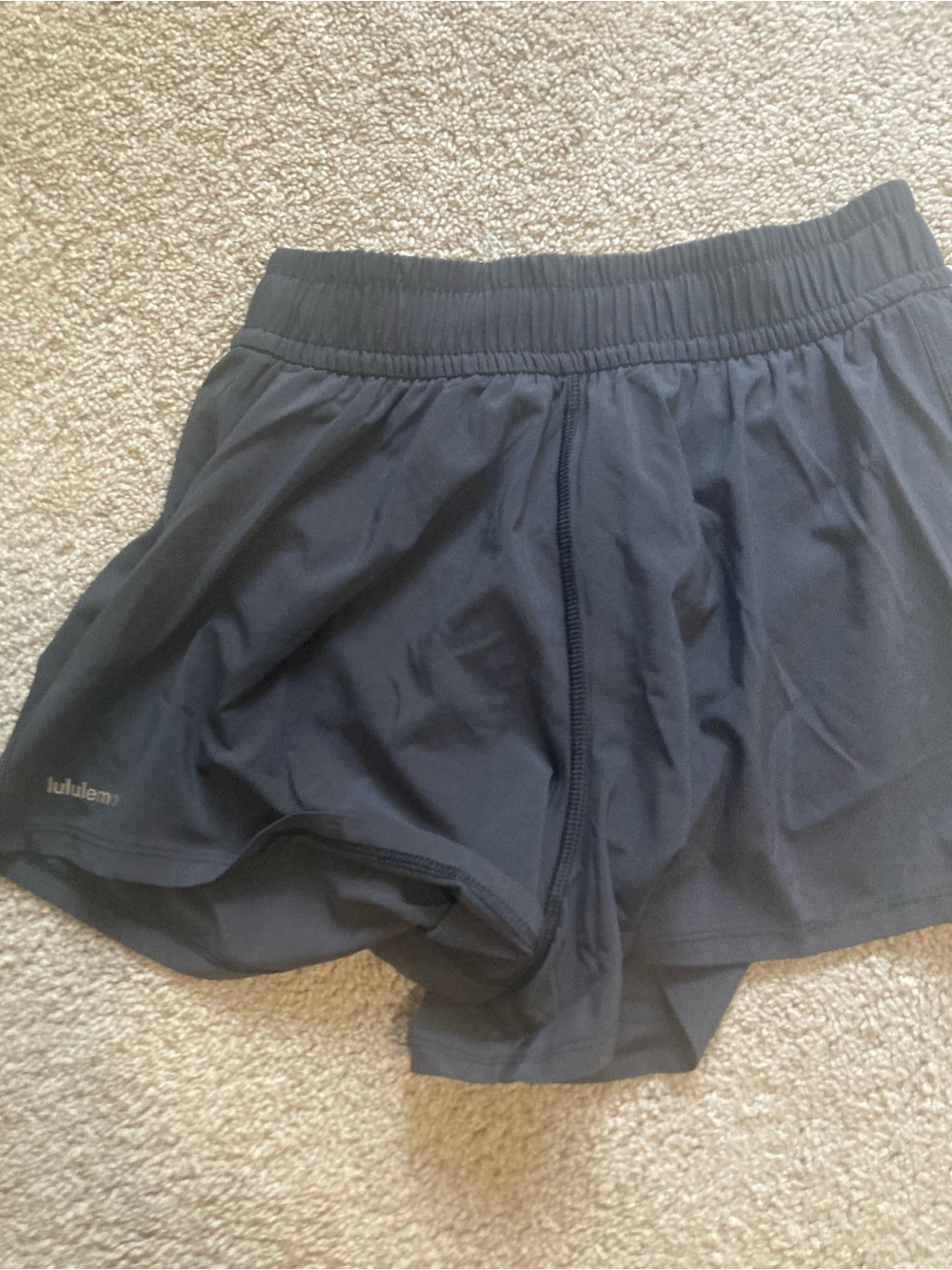 lululemon pace crush high rise short, 2.5” black Athletic Shorts with Liner